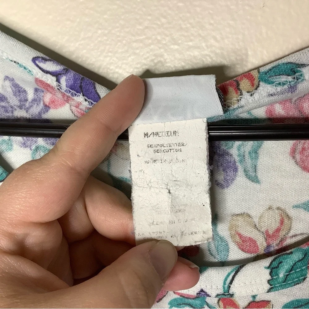 < Vintage Basic Editions Floral Print Maxi Dress > - Picture 6 of 6